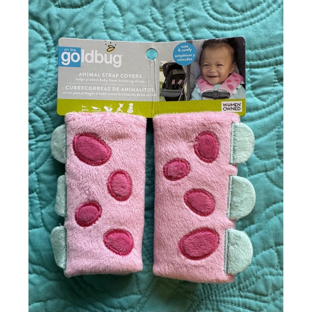Dino Strap Covers Pink New